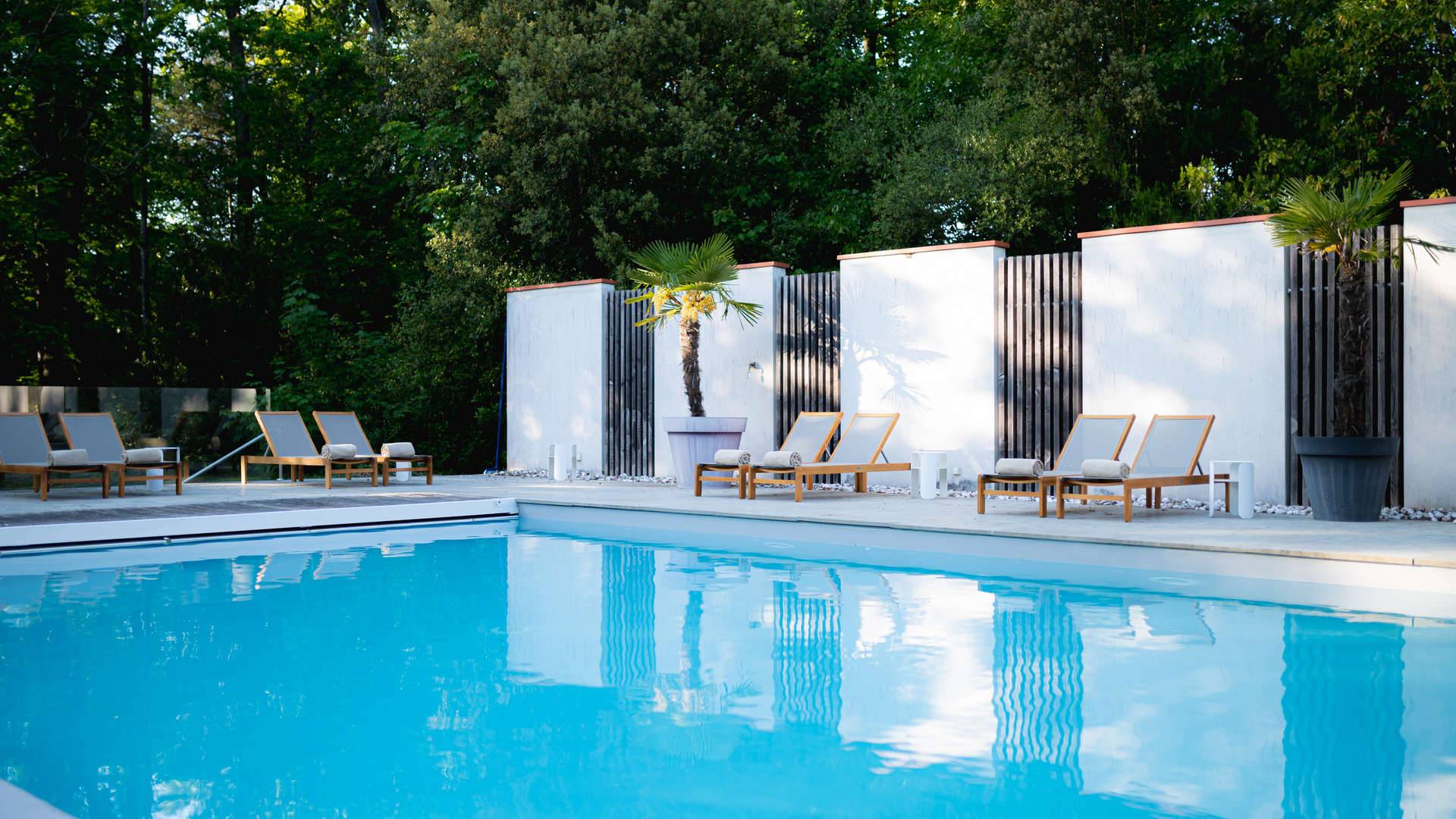 La piscine du château